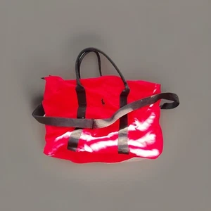 RALPH LAUREN Polo Red Men's Holdall Travel Gym Weekend Duffle Bag - Picture 1 of 4