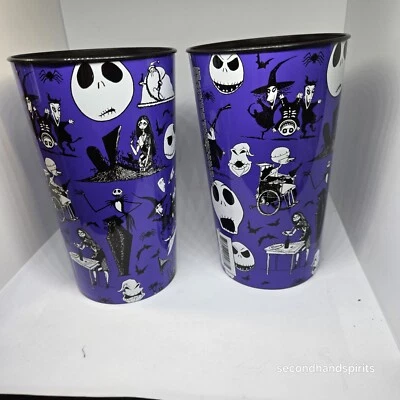 Pesadilla antes de Navidad Jack 18 oz. Juego de dos tazas de plástico para fiestas Foto 1 de 3