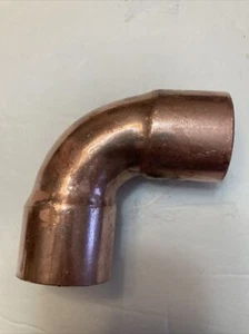 Pipe Fitting, Elbow, 90 Degree, Wrot Copper, 1-In. - Picture 1 of 3