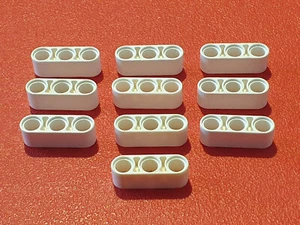 10x Lego Technic Liftarm 1x3 breit #32523 Weiß - Bild 1 von 1