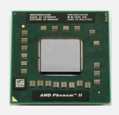 AMD Phenom II N950 CPU Quad-Core 2.1 GHz 2M 1800 MHz Socket S1 Processor - Image 1 of 3