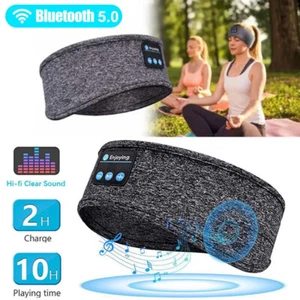 Waterproof Bluetooth 5.0 Earbuds Sleep Wireless Headphones Headband Headsets US - Picture 1 of 12