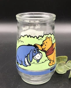 Welch's Gelee Glasglas Puuh Bär & Eeyore #2 ""Don't Get Left Behind"" 1997 - Bild 1 von 6