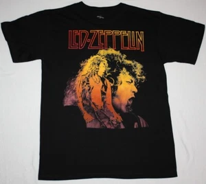 Vtg LED ZEPPELIN ROBERT PLANT Cotton Black T Shirt For Men C368 - Picture 1 of 5