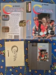 Contra (Nintendo Entertainment System NES, 1988) With Case & Manual - Picture 1 of 6