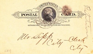 US POSTAL CARD UX9 Used 1894 Mich. - Picture 1 of 2