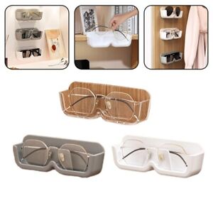 Space Saving Wall Mounted Glasses Organizer with Multiple Compartments