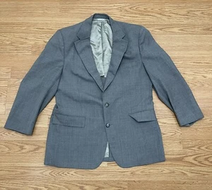 Botany 500 Famous Barr Vintage Men’s Gray Suit Jacket - Picture 1 of 11