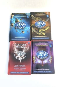 Lot of 4 Hardcover "The 39 Clues" Books 1, 7, 8 & 11 - Picture 1 of 2