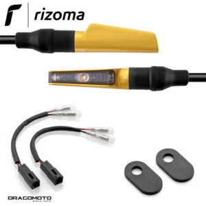 DUCATI Monster 1200 2014-2016 Turn signal Corsa RIZOMA FR110G FR217B EE079H Gold - Picture 1 of 8