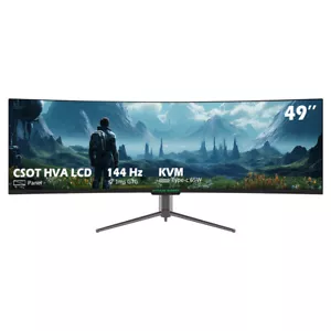 TITAN 49-Zoll Curved Gaming Monitor,CSOT HVA Panel,32:9,1800R,DFHD 3840×1080,1ms - Bild 1 von 22