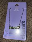 Claire’s #Happy mood color changing necklace jewelry nwt 