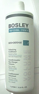 2 Bottles BOSLEY BOS-DEFENSE Volumizing Conditioner Non Color-Treat 33.8 oz Fine - Picture 1 of 3
