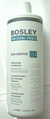 2 Bottles BOSLEY BOS-DEFENSE Volumizing Conditioner Non Color-Treat 33.8 oz Fine - Image 1 of 3