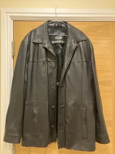 Vintage Givenchy Cuir Givenchy Leather Jacket Black Size 52 - Picture 1 of 14