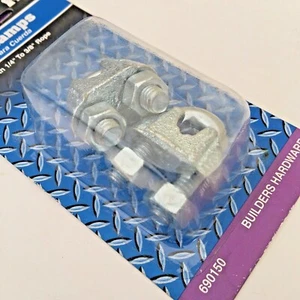 LOTE DE 30 ABRAZADERAS DE CUERDA 690150 YUNQUE PARA USAR CON CUERDA DE 1/4"" A 3/8 - Imagen 1 de 2
