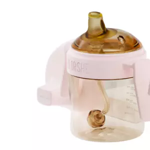 HE OR SHE Dental-care Sippy Cup 210ml - Pink - Picture 1 of 3