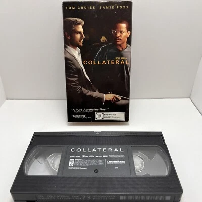 Collateral (VHS) Tom Cruise Jamie Foxx Michael Mann Action Thrill Video Tape - Image 1 of 2