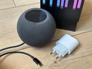 Apple HomePod mini (schwarz, mit OVP, Modell A2374) - Bild 1 von 8