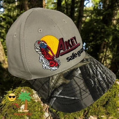 Sombrero Gobbler Pavo Bordado AKEY Safe-gaurd Caza Granja Snapback Camuflaje Nuevo sin Etiquetas Foto 1 de 4