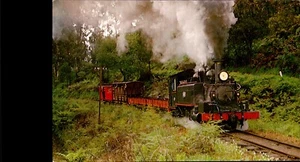 Puffing Billy Preservation Society Postcard. Melbourne Australia Vintage 80s 90s - Picture 1 of 2