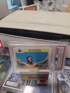1983 Topps Greatest Olympians Muhammad Ali Cassius Clay #92 PSA 7 NM (HOF)