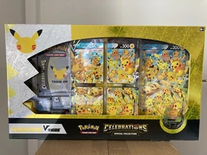 Pokemon Pikachu V-Union V Union Celebrations SEALED Box Promo SWSH139 - Picture 1 of 3
