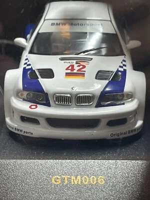 IXO 1:43 BMW M3 GTR V8 LIMOSNA 2001 #42 JJ Lehto J Muller GTM006 Stock Antiguo Tienda Foto 1 de 4