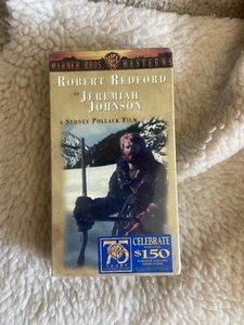 BRAND NEW VHS- SEALED- ROBERT REDFORD IN JEREMIAH JOHNSON- WARNER BROS. WESTERN - Imagen 1 de 3