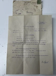 DE COLECCIÓN RIFLE NORTHCOTE CLUB GUN MELBOURNE 1948 SELLO SOBRE CARTA CANCELAR - Imagen 1 de 5