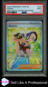 PERRIN SPECI4L ILL RARE POKEMON GER TWM DE-TWILIGHT MASQUERADE 2024 220 PSA 9 - Bild 1 von 2