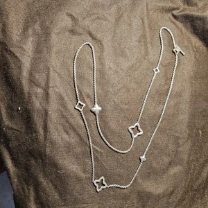 Authentische David Yurman Sterlingsilber Vierflügel Box Kette Halskette 36" - Bild 1 von 7