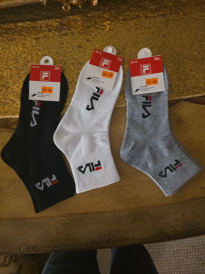 FILA Cushioned Athletic Ankl Socks 6-Pair Socks - Image 1 of 1