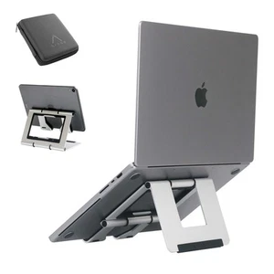 Adjustable Laptop Stand for Desk, Foldable Aluminum & Ergonomic Laptop Riser ... - Picture 1 of 8