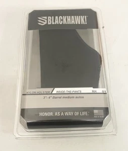 NEW Blackhawk Inside The Pants Nylon Holster Solid Black Carry Hunting Open Box - Picture 1 of 3