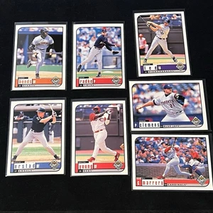 1999 Upper Deck Baseball 7 Card Lot - Bonds, Clemens, Marrero and more - Picture 1 of 10