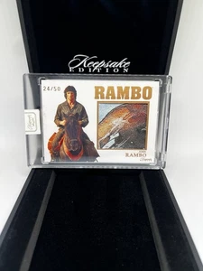 2024 Super Products Rambo III Keepsake Edition Jumbo Relic Encased #ed 24/50!! - Picture 1 of 4