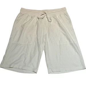 ATM Anthony Thomas Melillo Herren Shorts L Kreide Creme Kordelzug Neu mit Etikett - Bild 1 von 5