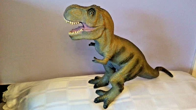 Large TOYS R US  TYRANNOSAURUS 11" high dinosaur toy. - Image 1 of 4
