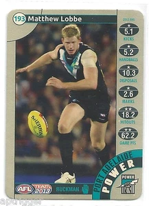 2013 Teamcoach Gold (193) Matthew LOBBE Port Adelaide - Picture 1 of 1