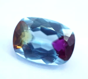 Cuscino zaffiro pitambari certificato naturale 11,25 ct pietra preziosa sfusa - Foto 1 di 4