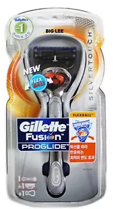 Gillette Fusion Proglide Silver Touch FlexBall 1 mango de afeitadora + 1 cartucho - Imagen 1 de 6