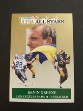1991 Fleer Ultra All Stars #10 Kevin Greene Los Angeles Rams Football Card