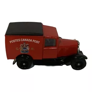 Scatola fiammiferi vintage 1930 modello A furgone Canada post anni pressofusa - Foto 1 di 5