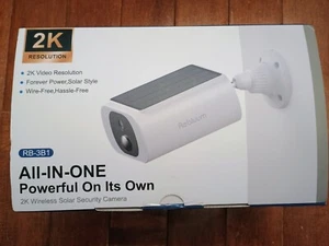rebluum 2k wireless solar security camera model rb-3b1 brand new type - C - Picture 1 of 7