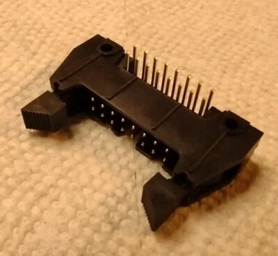 3M 3408-5203 Locking Connection Header, 16 Position 0.100" (2.54mm), Right Angle - Image 1 of 4