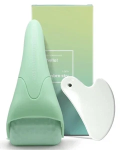 Cryotherapy Gua Sha Facial Tools Ice Roller for Face Wrinkles Massager - Green - Picture 1 of 7