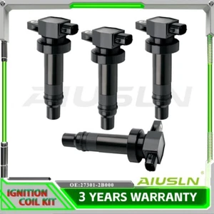 4PCS Ignition Coil For Kia Rio Hyundai Accent Veloster 1.6L L4 UF636 27301-2B000 - Imagen 1 de 9