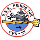 5" NAVY USS CVS-37 PRINCETON EMBROIDERED PATCH