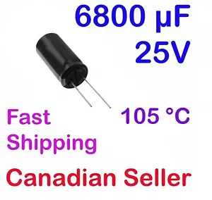 1/3/9 pcs 6800uF 25V 18x35.5mm Panasonic ECA For TV AUDIO - Bild 1 von 1